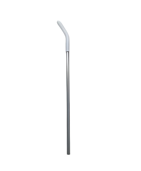 Reusable stainless steel drinking straw